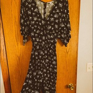 American Eagle Floral Jumpsuit (with cinch waist)